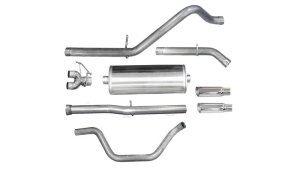 Chevrolet Silverado Performance Exhaust - Dual Rear Exit - CORSA Performance - Sport Cat-Back - Polished - `11-`13